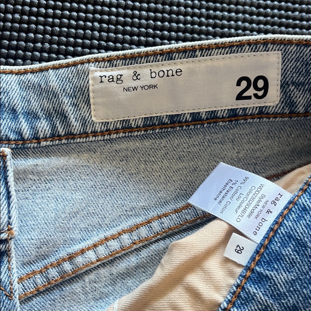Rag&bone Harlow mid rise straight jeans - Picture 2 of 3